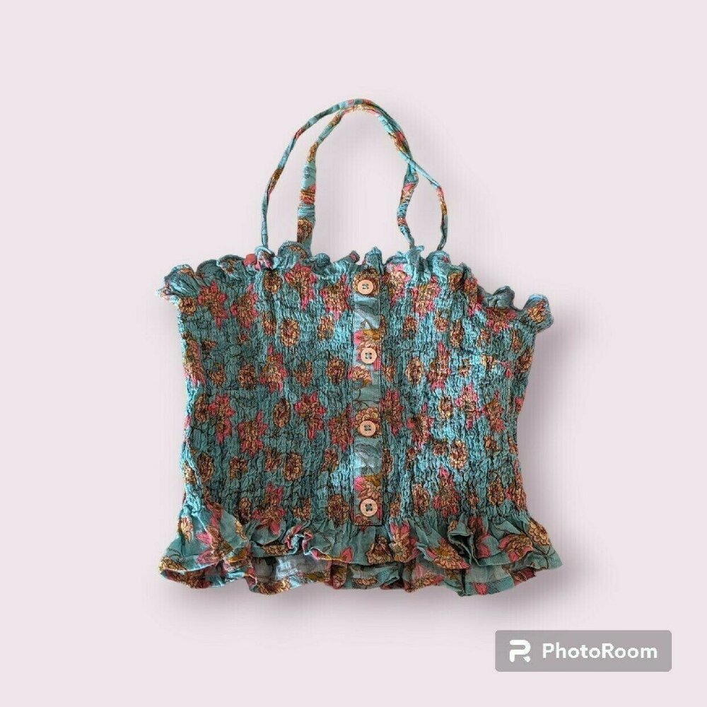 Louise Misha Malika Top In Turq Floral